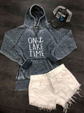 On Lake Time with Anchor Vintage Summer Hoodie