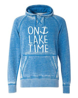 On Lake Time with Anchor Vintage Summer Hoodie