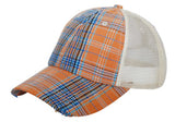 Plaid Trucker Hat