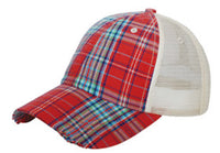 Plaid Trucker Hat