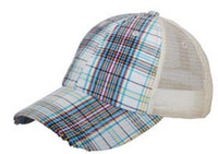 Plaid Trucker Hat