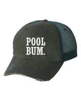 Pool Bum Embroidered Trucker Hat