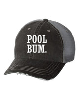 Pool Bum Embroidered Trucker Hat