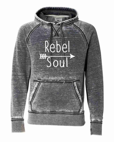 REBEL SOUL SOFTSTYLE VINTAGE HOODIE