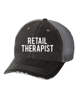 RETAIL THERAPIST EMBROIDERED TRUCKER HAT