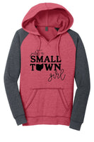 JUST A SMALL TOWN GIRL -OHIO V NOTCH HOODIE