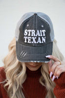 STRAIT TEXAN EMBROIDERED TRUCKER HAT