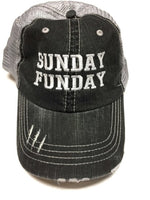 SUNDAY FUNDAY EMBROIDERED TRUCKER HAT