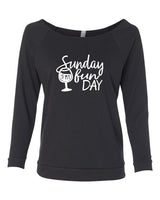 SUNDAY IS MY FUNDAY CREW NECK RAGLAN