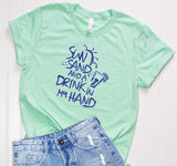 Sun Sand and a Drink in my Hand Softstyle Tee