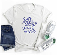 Sun Sand and a Drink in my Hand Softstyle Tee