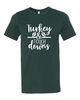 Turkey and Touchdowns Softstyle Tee Holiday Tee