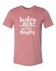 Turkey and Touchdowns Softstyle Tee Holiday Tee