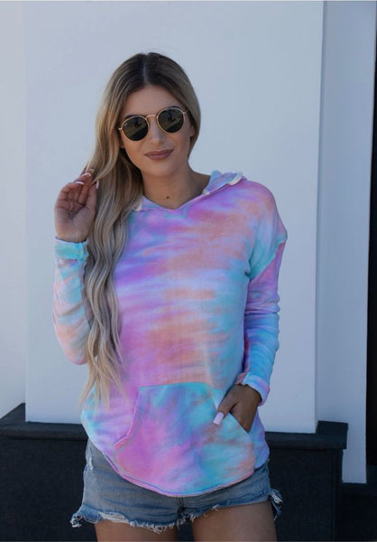 Tye Dye Lightweight Summer Hoodie