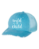 WILD CHILD EMBROIDERED TRUCKER HAT