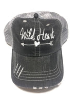 WILD HEART EMBROIDERED TRUCKER HAT